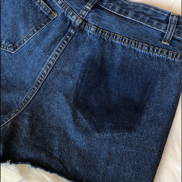 Momokrom High Waisted Ribbon Detail Cut Offs - Picture 7 of 7